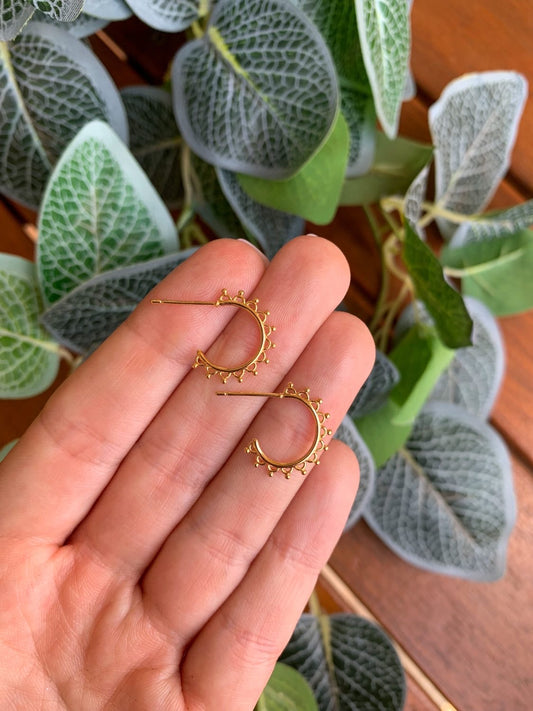 Simple Gold Hoops